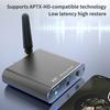 Bluetooth-kompatibler 5.2 Empfänger 15M Reichweite Surround Sound aptX Low Latency Optisch AUX 3.5MM Koaxial Autoradio Lautsprecher Kabelloser Audio-Adapter