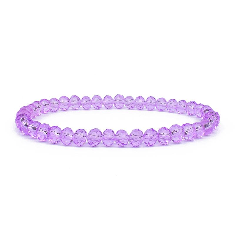 Mini Geslepen Kristal Armband Dames Luxe Kralen Dames Armband Mode 6/8mm 41kleur Kristallen Kralen Armband Vriendschap Sieraden