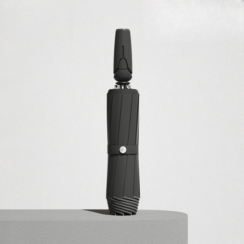 10 Bone Fully Automatic Reverse Umbrella Large Reinforced Thickened Folding Sunny And Rainy Dual-use Durable Umbrella