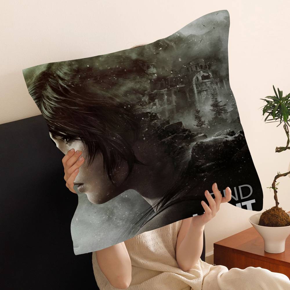 Tomb Raider Anime Pillow Cushion Cover Pillowcase Living Room Sofa Home Decor