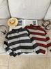 25 New Versatile Autumn Striped Knitted Cardigans for Boys & Girls - Fashionable Color Block Sweater Coat