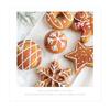 Holiday Foam Ornaments Set of 6 Featuring Snowflake Star Cookie Man Ball for Christmas Tree Decoration and DIY Crafts