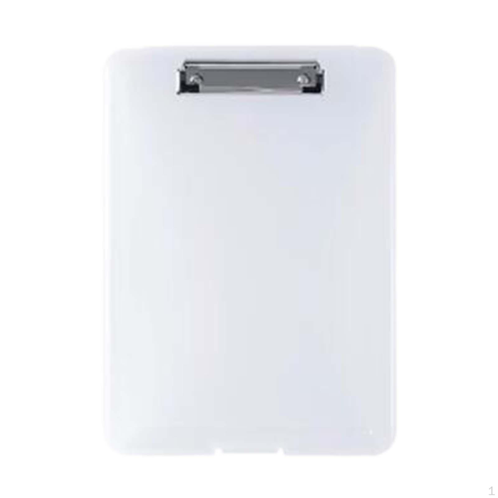 Clipboard with Storage A4 Binder Low Profile Clip Nursing for Office