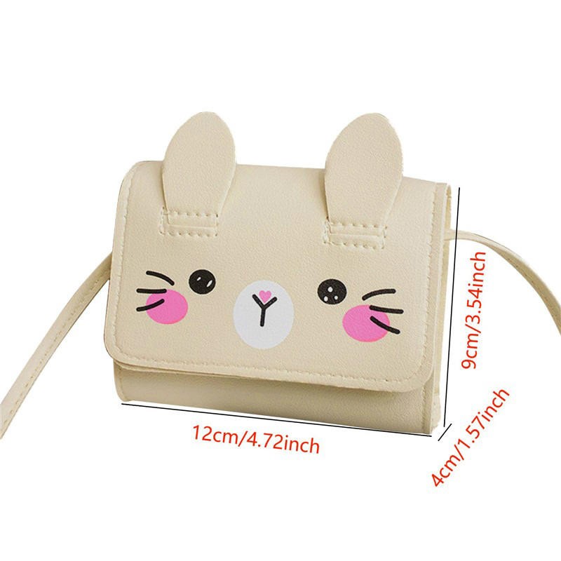 

Детские мини-сумочки Милый детский кошелек для монет Кошелек Мода Принцесса Маленькая сумка через плечо из ПУ кожи для маленьких девочек НОВИНКА белый