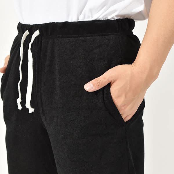 Fruit of the Loom Pajama Pile Home Relaxing Black Set, Fabric, One-Mile Wear, Wear, Wear,