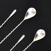 2 Pack Bar Spoon, Cocktail Stirrers, Long Spoons for Stirring, 12 Inch Professional Spiral Stir Spoon for Bartenders, Home Bar Mixing Cocktail Making