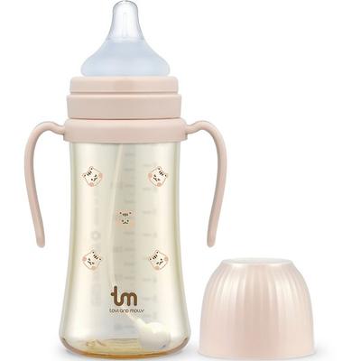 Toby & Molly PPSU Dotram Straw Cup 280ml, Pink, 1 Piece