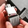 New Popular Titanium Alloy Lighter Convenient Flip Cover Cigarette Lighter Durable Men's Gift Cigarette Accessories