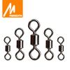MEREDITH 50 pçs/lote tamanhos giratórios de pesca conector sólido rolamento de esferas snap giros de pesca rolando contas de aço inoxidável