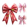 Yousheng Large Pink Red Bow Window Clings Valentine's Day Window Decals Cute Reusable Static Sticker for Wedding Anniversary Party Home Glass Door