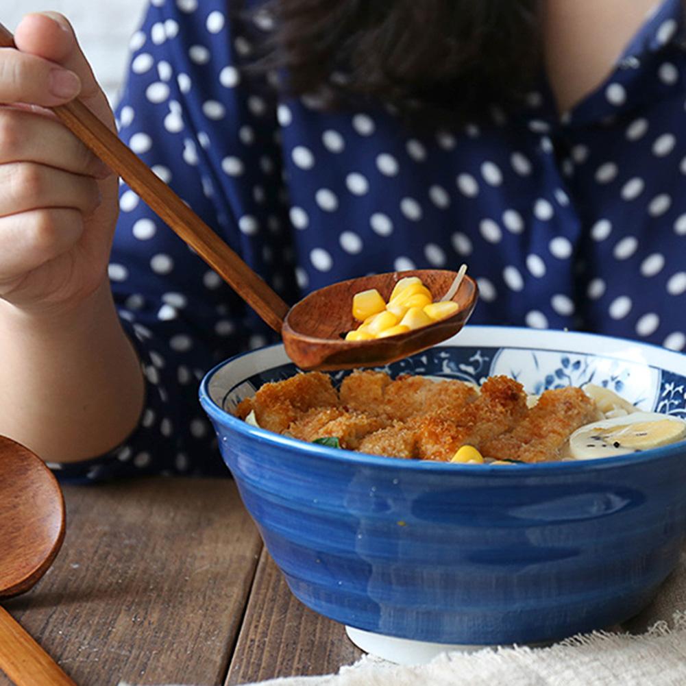 Zestaw sztućców z drewnianą łyżką z długą rączką, łyżka do zupy z makaronem z łyżką cedzakową, narzędzie kuchenne