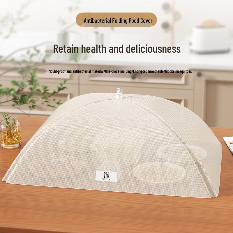 Foldable Antibacterial Dustproof Fly Net Food Cover