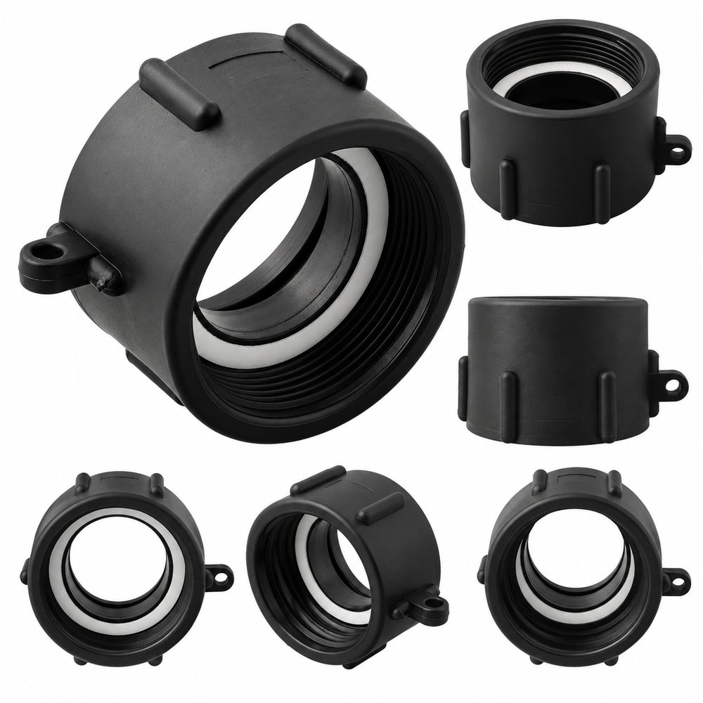 Plastic IBC Tank Connector Coarse Thread Inlet Water Tank Fitting New IBC Adapter Water Transfer