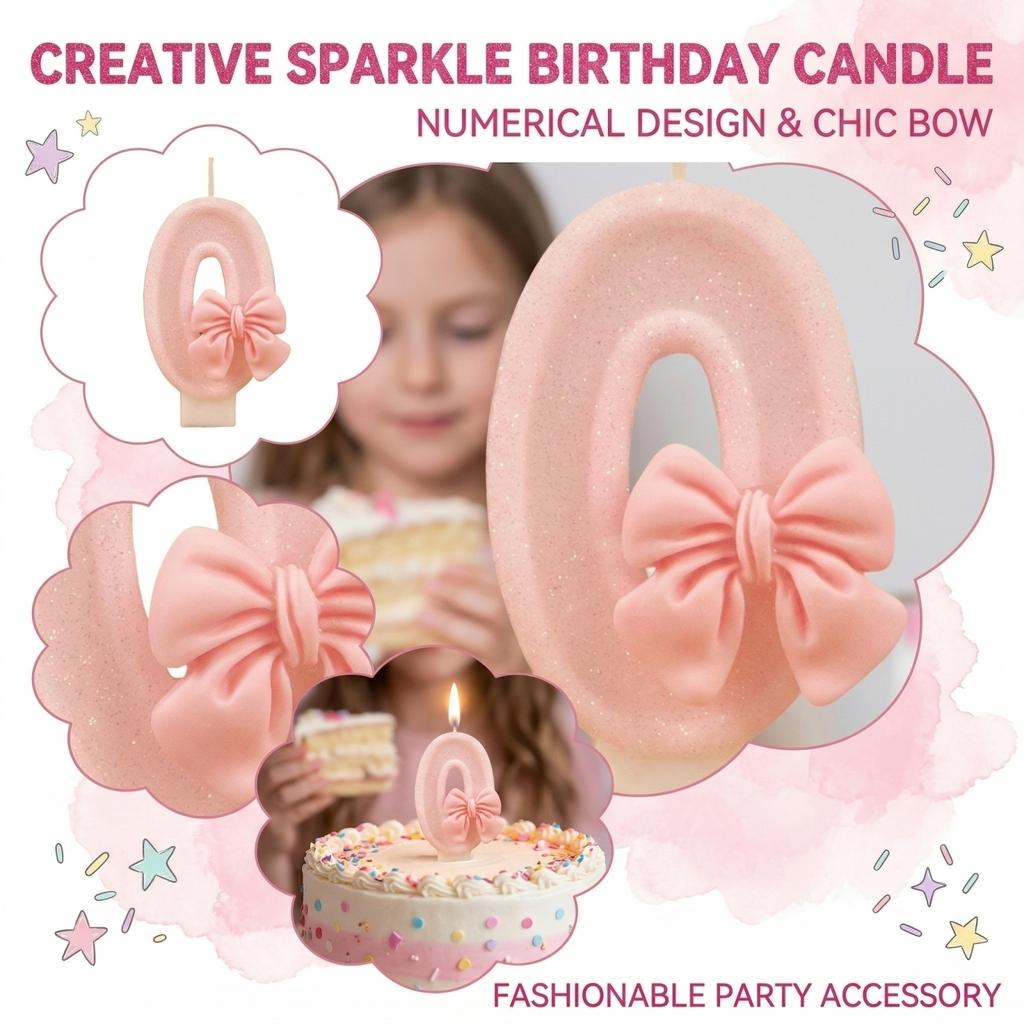 Fashion Cartoon Creative Birthday Candles Party Digital Candles