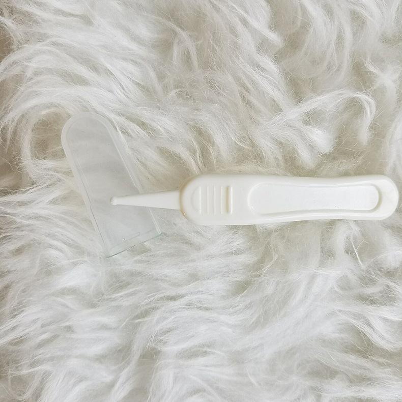 Hot Selliing Navel Plastic Clean Tweezer Baby Booger Clip Infant Ear Nose Tweezers Pincet Safety Forceps Cleaning Tweezers