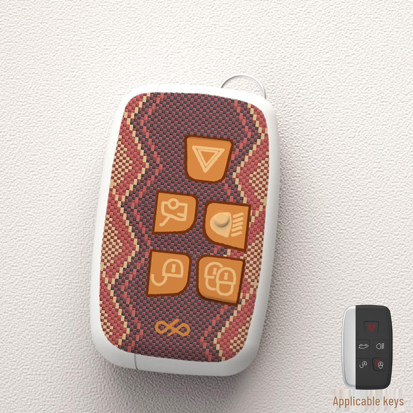 

Захисний чохол для ключів для Land Rover та Jaguar: Сумісний з Range Rover Sport, Evoque, Defender, Discovery 5