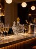 Art Deco Marilyn Inspiriertes Whiskey-Karaffen-Set Einzigartiger Kronenverschluss Spirituosenflasche für die Hausbar