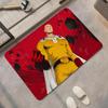 Anime F-Fire P-Punch Floor Mat Diatomite Bath Mat, Quick Dry, Absorbent, Multi-Scene Mat