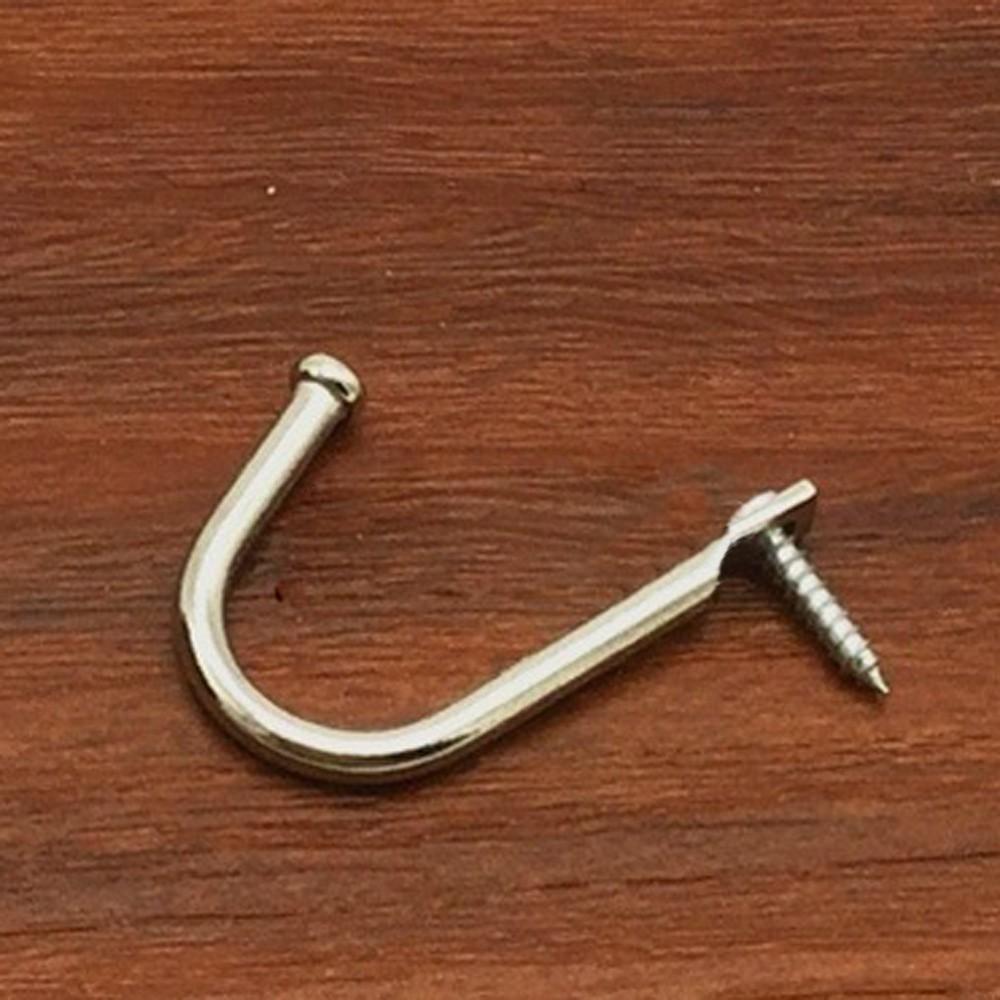 Screw In Hooks Wall Fitting Room Hanger Holder Rack Storage Organizer Iron 10pcs