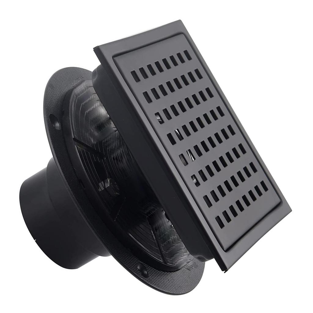 Stainless Steel Floor Drain Removable Hair Catcher Square Shower Drain with Flange for Bathroom, Kitchen Easy to Clean