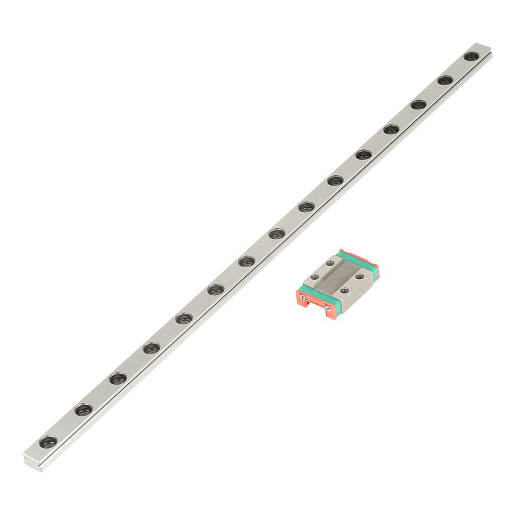 1pc Steel High Precision Miniature Linear Sliding Rail Guide Block 300mm   11.8inch