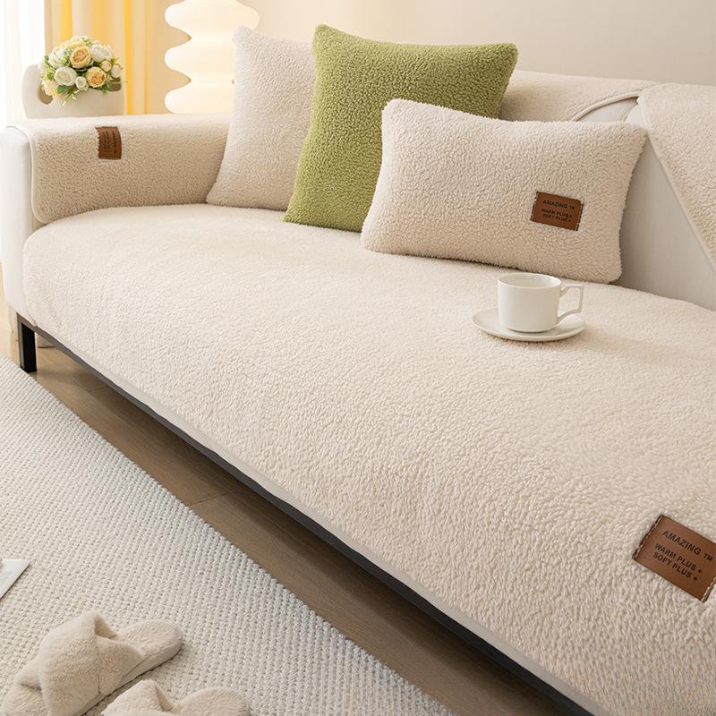 

Подушка для дивана, зимний противоскользящий чехол для дивана из высококачественной кожи, утолщенный флисовый чехол для подушки, ткань 70*120cm