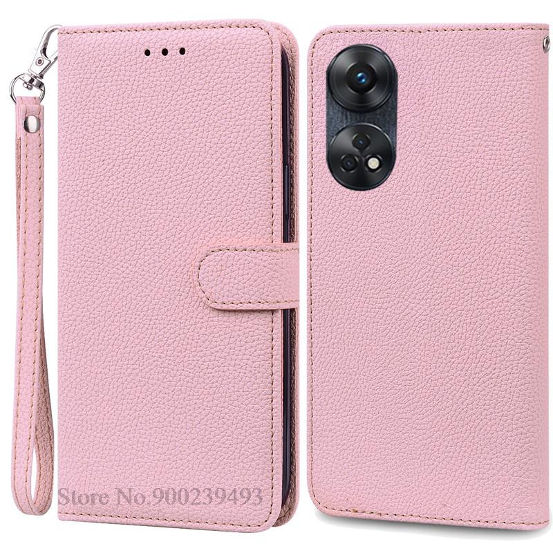 For OPPO Reno8 T Case Reno8T Soft Silicone Wallet Flip Case For OPPO Reno8 T 4G Case Reno 8T 5G Leather Cover Fundas Coque