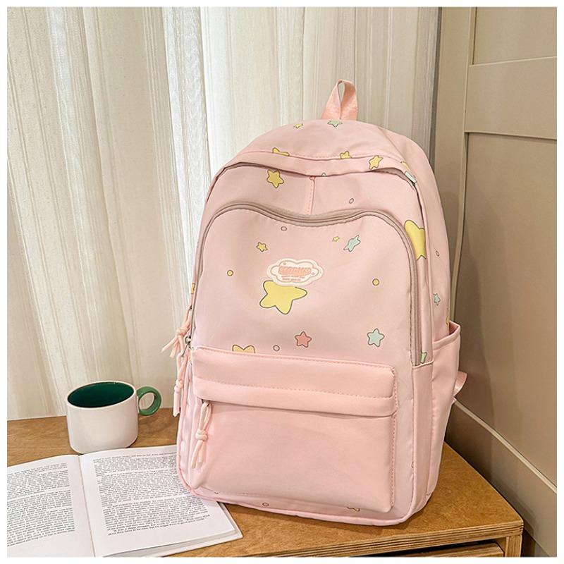The New Schoolbag Is High-value, Fresh and Sweet, Candy-colored Backpack, Lightweight and Large-capacity Backpack for Junior High School Students.