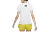 Nike T Shirts Women's White Crew Neck Moderate Straight Fit DQ6372-100