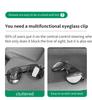For Tesla Model 3 Y X S Car Eyeglass Holder Glasses Storage Clip Auto Interior Organize Accessories Car Sunglasses Holder