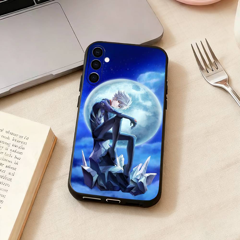 Neon-n G-Genesis E-Evangelion Phone Case For Samsung Galaxy A73,A72,A71,A70,A53,A52,A51,Others Soft Black Cover