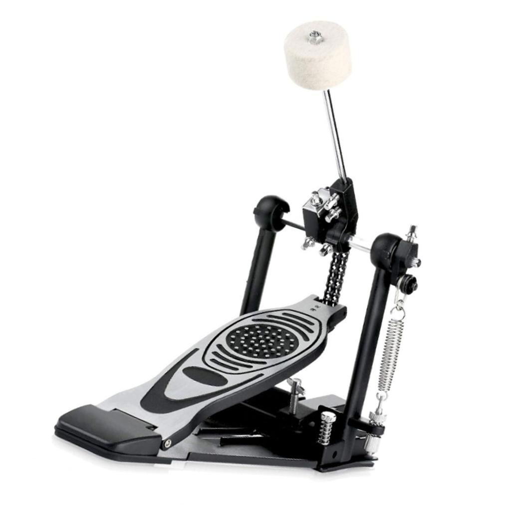 Bass Drum Pedal Spring Tension Adjustment Double Chain Drive Bass Drum Pedal Beater