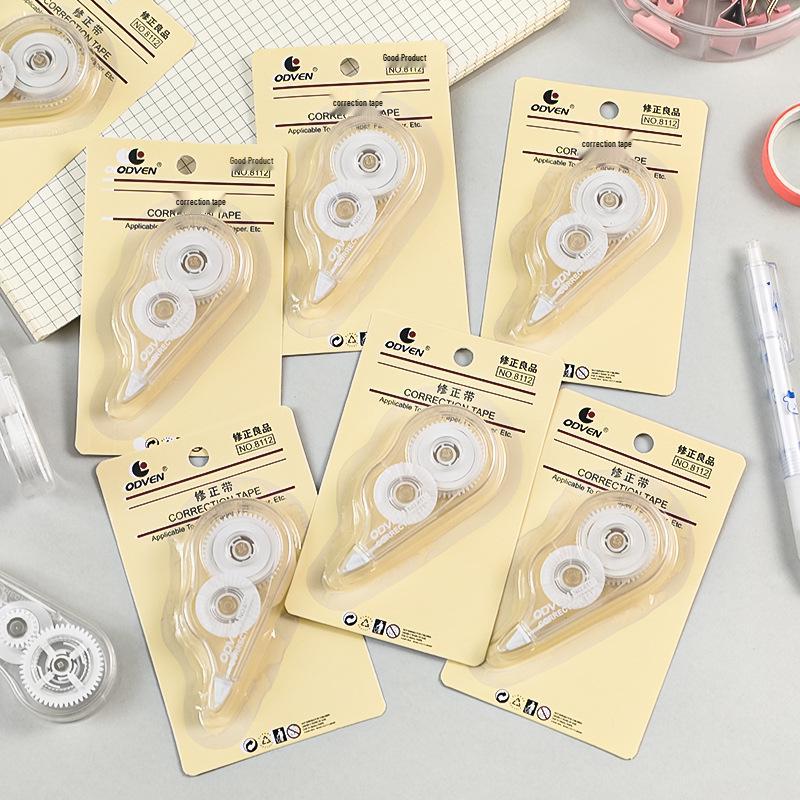 Muji-Style Transparent Correction Tape - Cute & Portable for Students and Offices