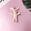 Rabbit special cute rabbit doll key bag hanging pendant cartoon flower wedding party decoration