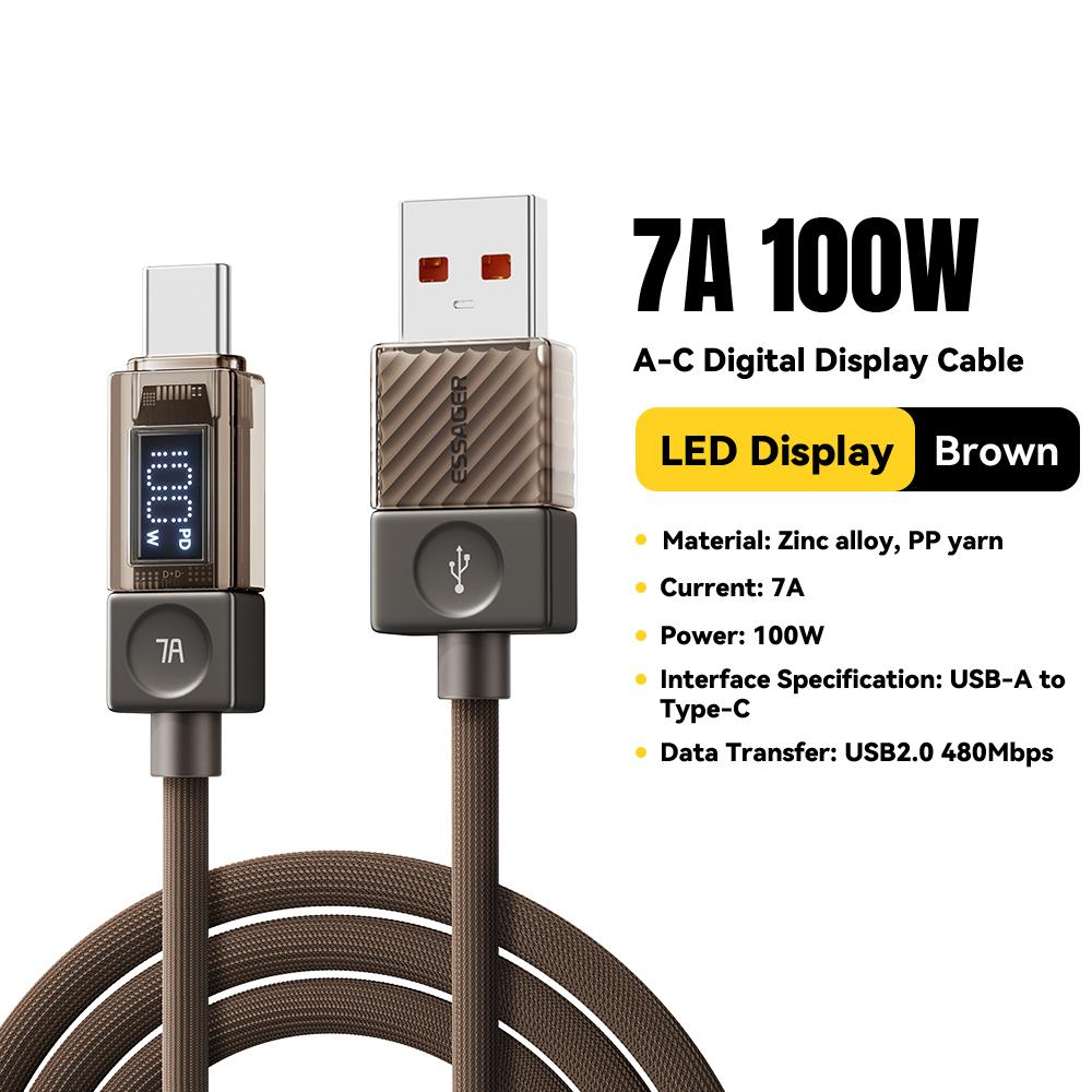 Essager 240W USB C Cable for 17 16 15 Plus Pro Max Macbook iPad Supercharge Fast Charger Type C Cable for Samsung