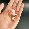 Creativity Metal Mini Mousetrap Clip Keychain Toy Keychain High-Quality Personalized Pendant Keyring Jewelry Accessories Gift