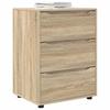 Storage Cabinet Sonoma Oak 60 x 48 x 81 cm Engineered Wood