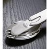 Edelstahl Tragbar Outdoor Camping Multifunktionales Kombinations-Besteckmesser und Gabel Set Militär Fan Gabel und Löffel
