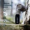 Waterproof Rustproof Steel Cable Combination Padlock for Outdoors, Helmets, Suitcases, and Cabinets