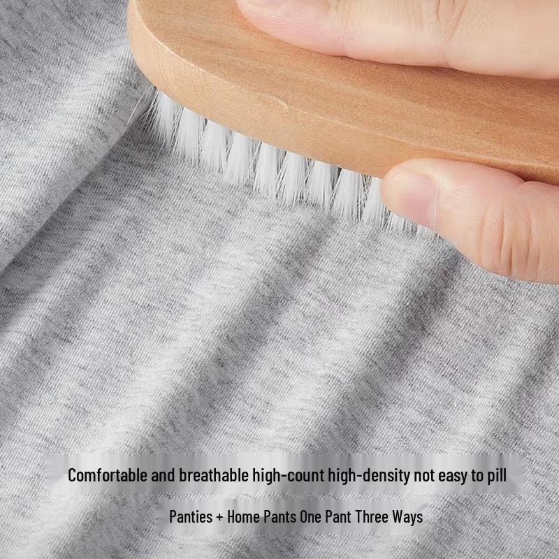 Langsha Men's Pure Cotton Loose Fit Boxer Underwear 3-Pack