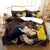 3D Print Fairy Tail Anime Bedding Set Duvet Cover Bed Set Quilt Cover Pillowcase Comforter King Queen Size Boys Adult Bedding