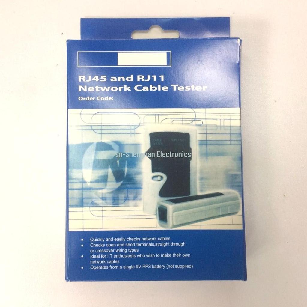 2024 Multi-Function RJ45/RJ11 Network & Telephone Line Tester