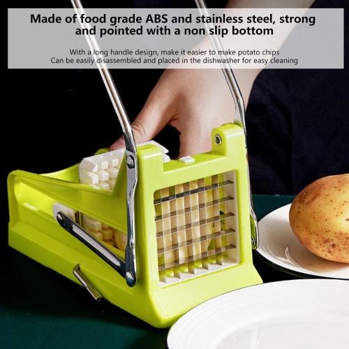 Entatial Potato Slicer, Long Handle Potato Chopper for Restaurants, Fruits, and Vegetables In the Kitchen