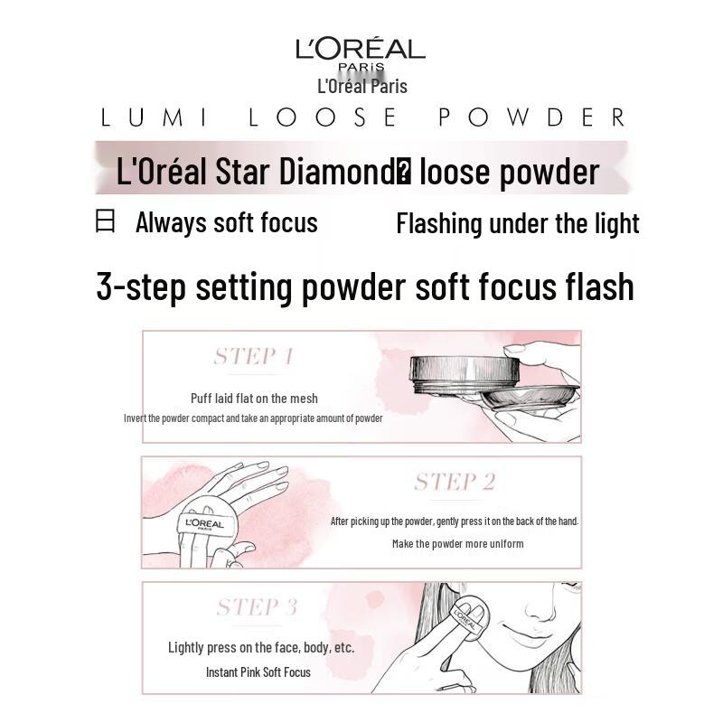 L'Oréal Star Diamond Sypký fixační pudr