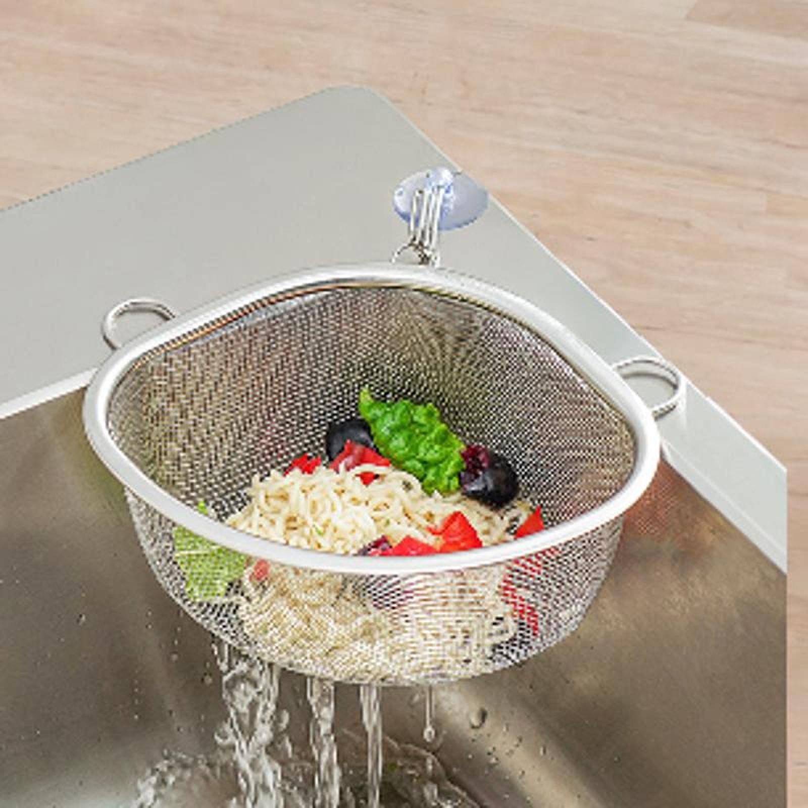 Hanging Sink Storage Basket for Efficient Drainage And Space Management Small
