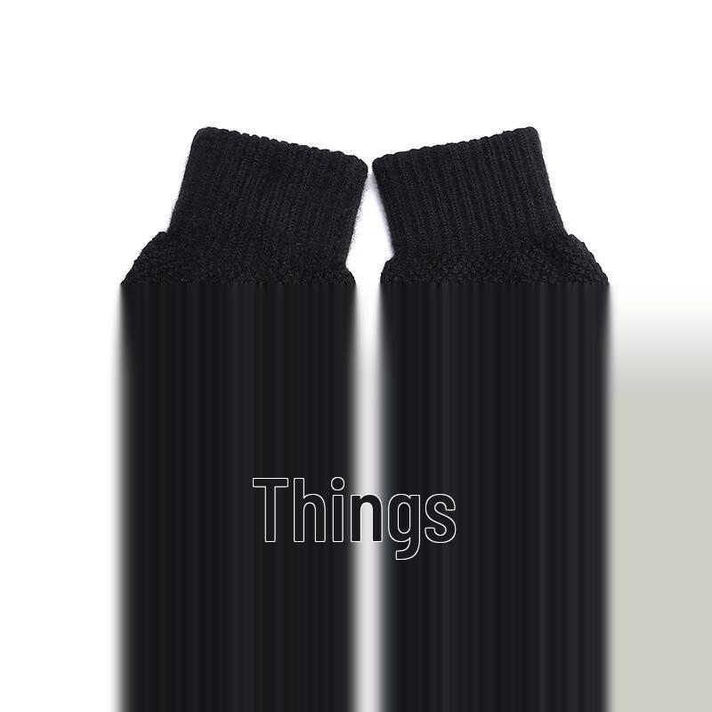 Fumaide Men's Winter Touchscreen Knitted Gloves - 3 Pairs