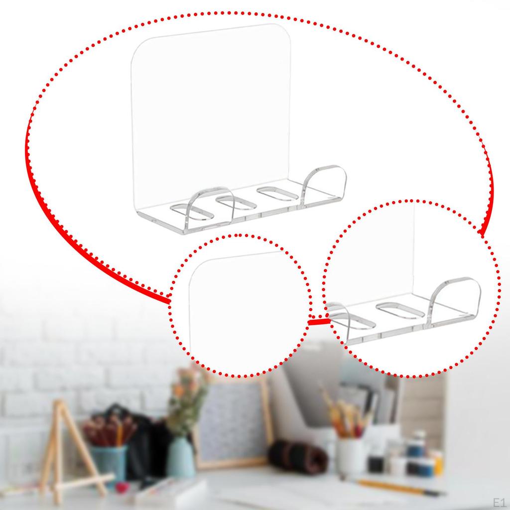2 Stück Wandhalterung Handyhalter Aufbewahrungshalterung Rutschfestes Regal Selbstklebend Nachttisch-Organizer