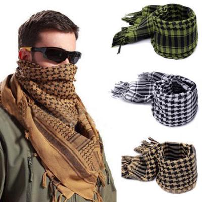 Lehký střapec Arab Desert Shemagh KeffIyeh Šála Wrap Pashmina Worthy Kostkované pánské tlumiče