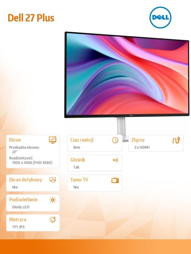 Monitor S2725HSM 27 inches FHD IPS/1920x1080/2XHDMI /3Y