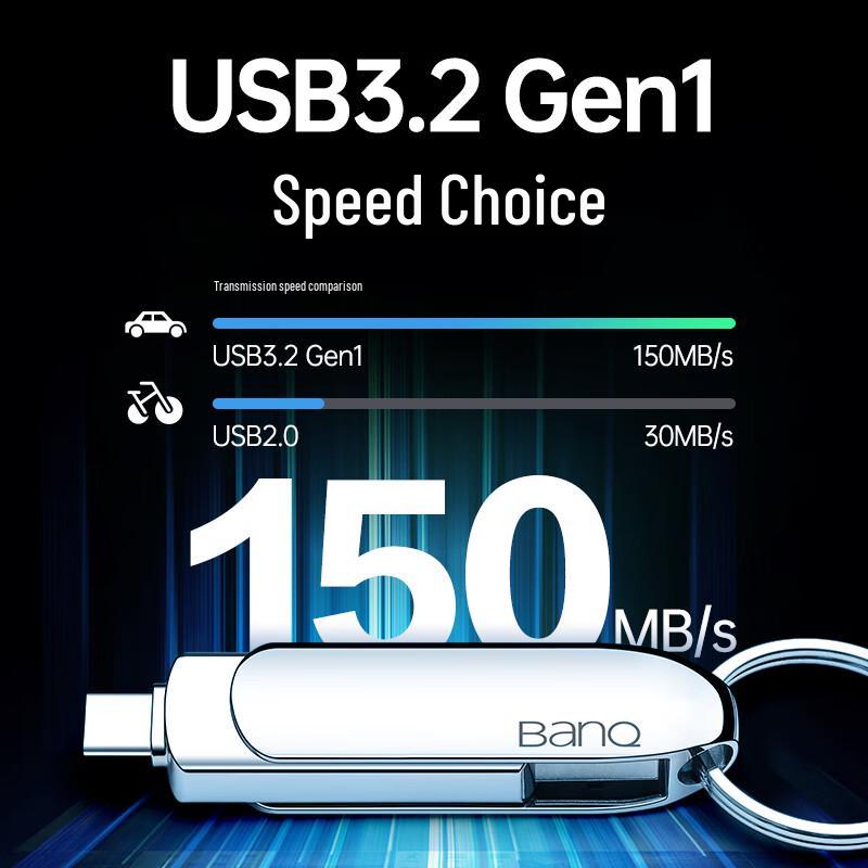Banq High-Speed Metal USB Flash Drive